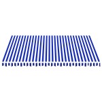 vidaXL Pânză de rezervă copertină, albastru și alb, 4,5x3,5 m vidaXL Pânză de rezervă copertină, albastru și alb, 4,5x3,5 m