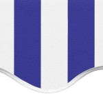 vidaXL Pânză de rezervă copertină, albastru și alb, 4,5x3,5 m vidaXL Pânză de rezervă copertină, albastru și alb, 4,5x3,5 m