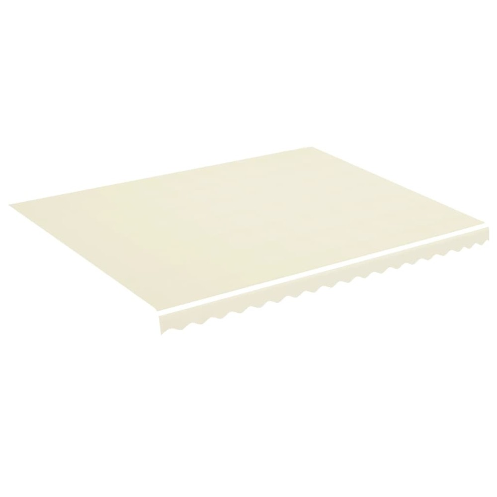 vidaXL Pânză de rezervă copertină, crem, 4,5x3,5 m
