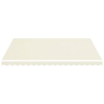 vidaXL Pânză de rezervă copertină, crem, 4,5x3,5 m vidaXL Pânză de rezervă copertină, crem, 4,5x3,5 m