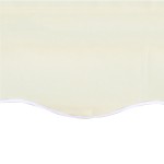 vidaXL Pânză de rezervă copertină, crem, 4,5x3,5 m vidaXL Pânză de rezervă copertină, crem, 4,5x3,5 m