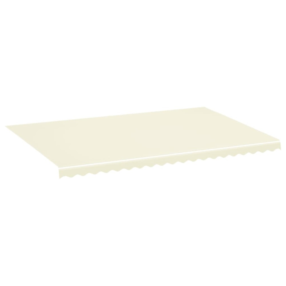 vidaXL Pânză de rezervă copertină, crem, 5x3,5 m