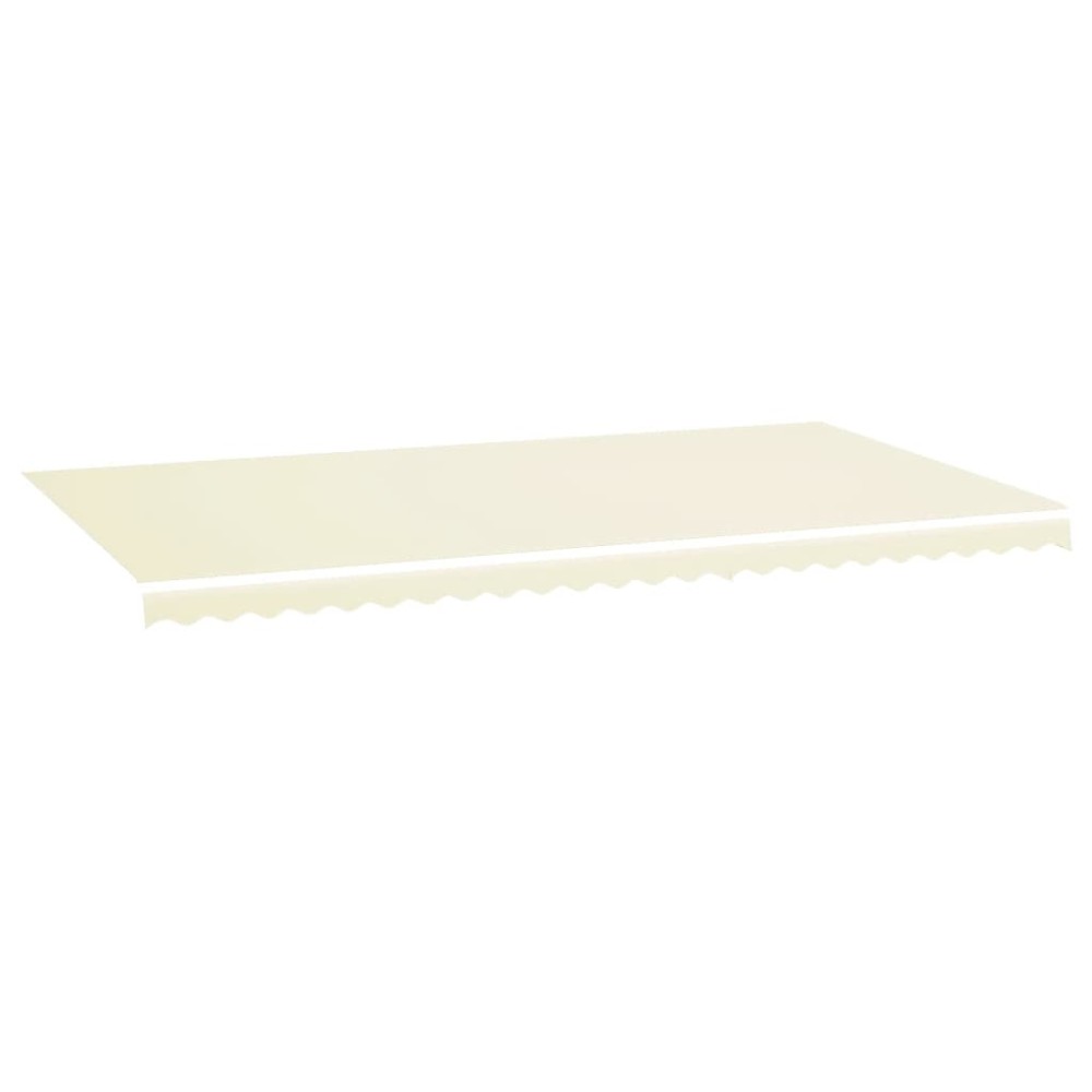 vidaXL Pânză de rezervă copertină, crem, 6x3,5 m