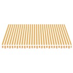 vidaXL Pânză de rezervă copertină, galben și alb, 4x3,5 m vidaXL Pânză de rezervă copertină, galben și alb, 4x3,5 m