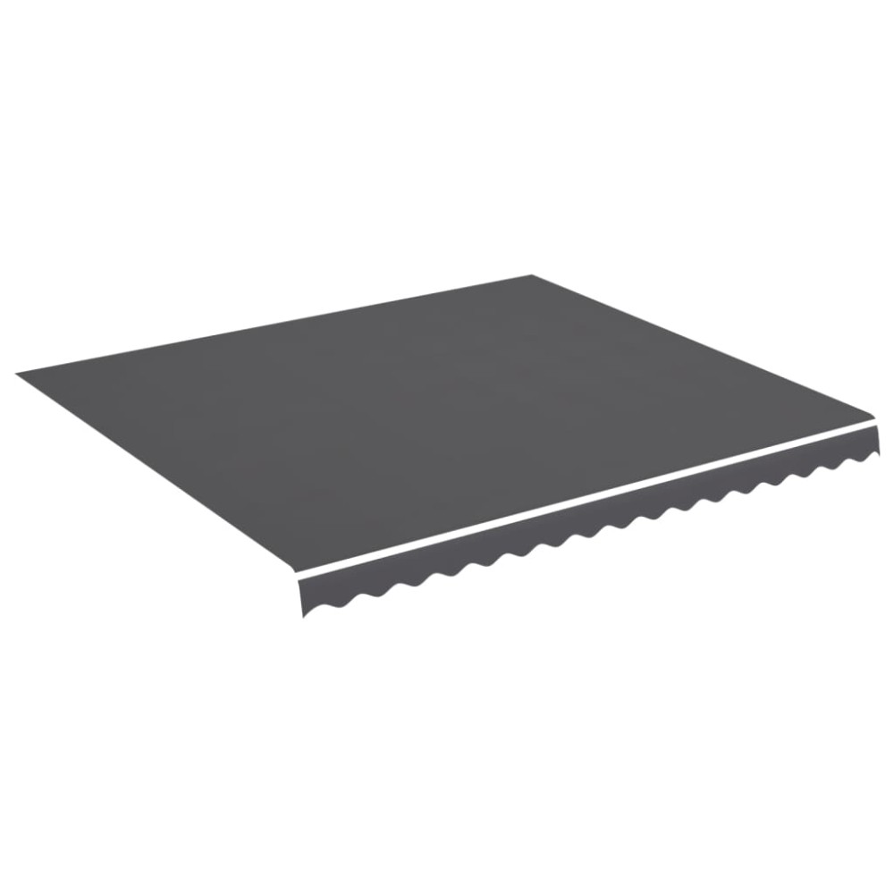 vidaXL Pânză de rezervă copertină, antracit, 4x3,5 m