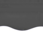 vidaXL Pânză de rezervă copertină, antracit, 4x3,5 m vidaXL Pânză de rezervă copertină, antracit, 4x3,5 m