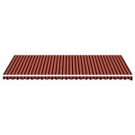 vidaXL Pânză de rezervă copertină, portocaliu și maro, 6x3,5 m vidaXL Pânză de rezervă copertină, portocaliu și maro, 6x3,5 m