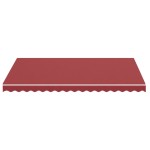 vidaXL Pânză de rezervă pentru copertină, roșu vișiniu, 3,5x2,5 m vidaXL Pânză de rezervă pentru copertină, roșu vișiniu, 3,5x2,5 m