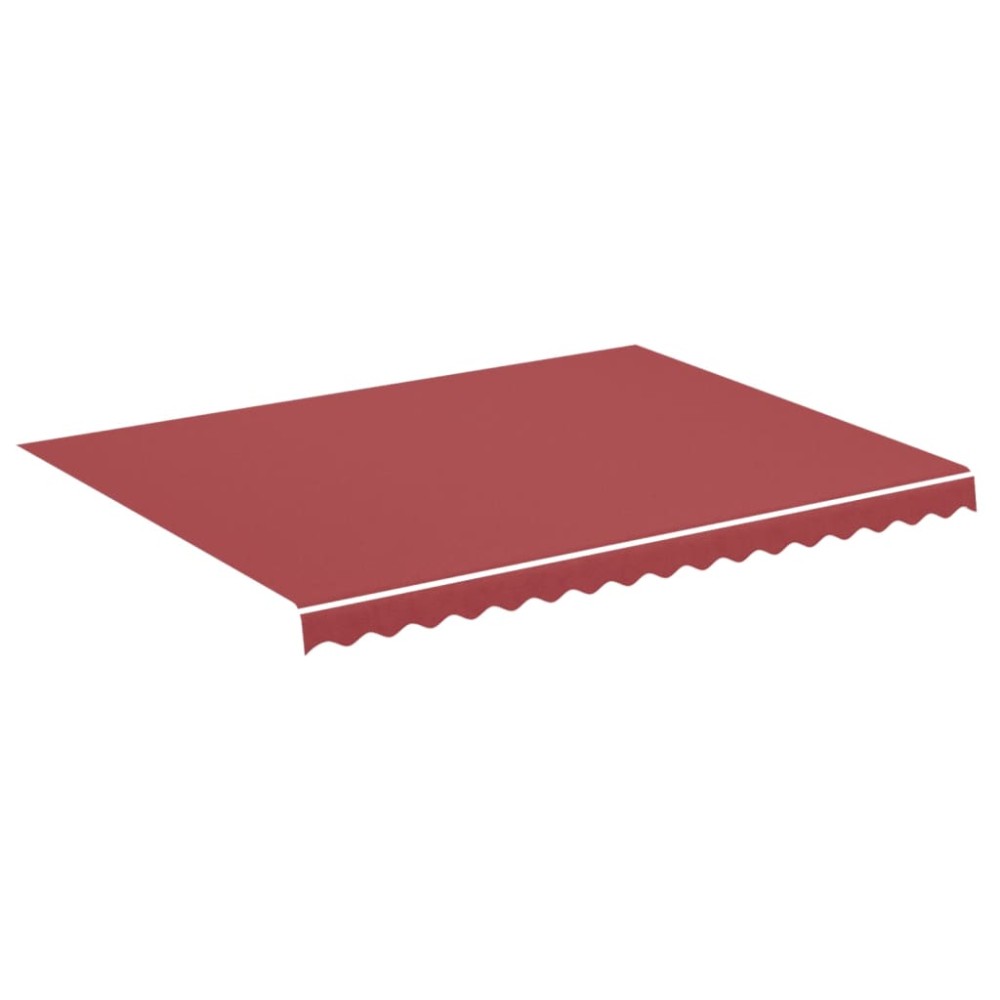vidaXL Pânză de rezervă pentru copertină, roșu vișiniu, 4x3 m