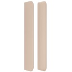 vidaXL Tăblie pat cu aripioare, cappuccino,183x16x118/128 cm piele eco vidaXL Tăblie pat cu aripioare, cappuccino,183x16x118/128 cm piele eco