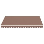 vidaXL Pânză de rezervă pentru copertină, maro, 3x2,5 m vidaXL Pânză de rezervă pentru copertină, maro, 3x2,5 m