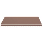 vidaXL Pânză de rezervă pentru copertină, maro, 3,5x2,5 m vidaXL Pânză de rezervă pentru copertină, maro, 3,5x2,5 m