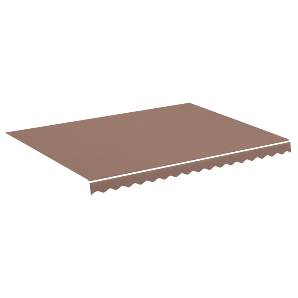 vidaXL Pânză de rezervă pentru copertină, maro, 4x3 m