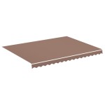 vidaXL Pânză de rezervă pentru copertină, maro, 4x3 m vidaXL Pânză de rezervă pentru copertină, maro, 4x3 m