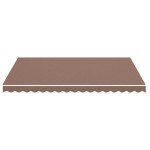 vidaXL Pânză de rezervă pentru copertină, maro, 4x3 m vidaXL Pânză de rezervă pentru copertină, maro, 4x3 m