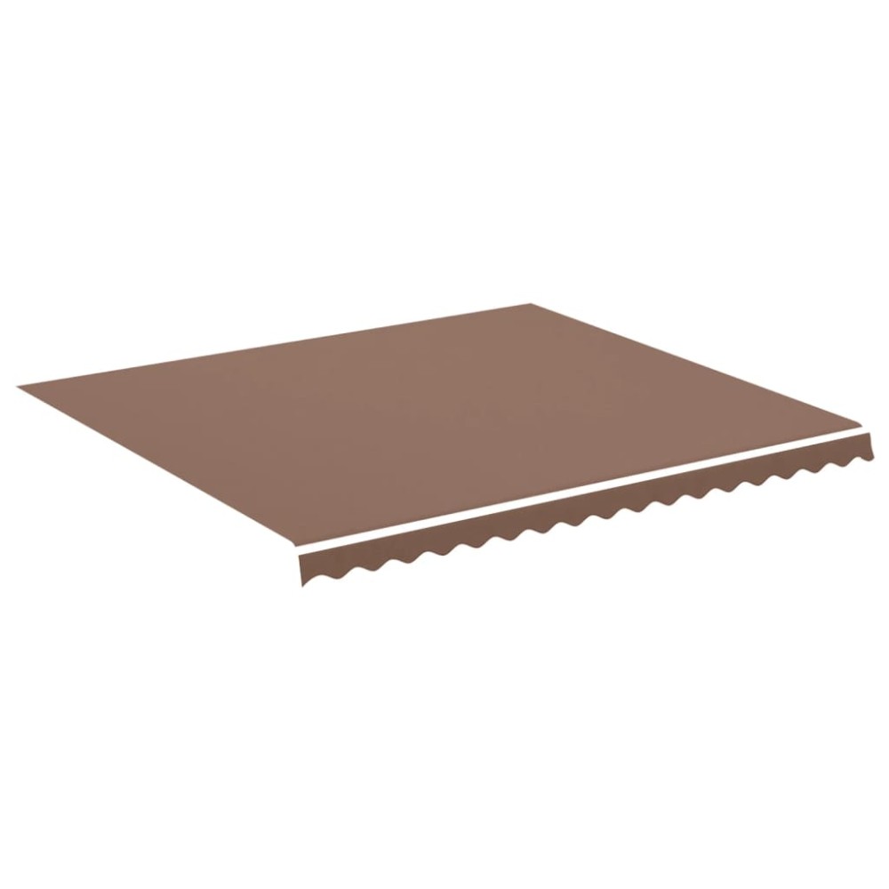vidaXL Pânză de rezervă copertină, maro, 4x3,5 m