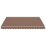 vidaXL Pânză de rezervă copertină, maro, 4x3,5 m vidaXL Pânză de rezervă copertină, maro, 4x3,5 m