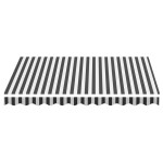 vidaXL Pânză de rezervă copertină, antracit și alb, 3x2,5 m vidaXL Pânză de rezervă copertină, antracit și alb, 3x2,5 m
