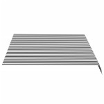 vidaXL Pânză de rezervă copertină, antracit și alb, 3,5x2,5 m vidaXL Pânză de rezervă copertină, antracit și alb, 3,5x2,5 m