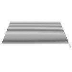 vidaXL Pânză de rezervă copertină, antracit și alb, 4x3,5 m vidaXL Pânză de rezervă copertină, antracit și alb, 4x3,5 m
