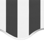 vidaXL Pânză de rezervă copertină, antracit și alb, 4x3,5 m vidaXL Pânză de rezervă copertină, antracit și alb, 4x3,5 m