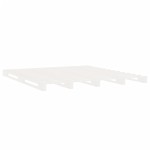 vidaXL Cadru de pat fără saltea, alb, 120x200 cm, lemn masiv pin vidaXL Cadru de pat fără saltea, alb, 120x200 cm, lemn masiv pin