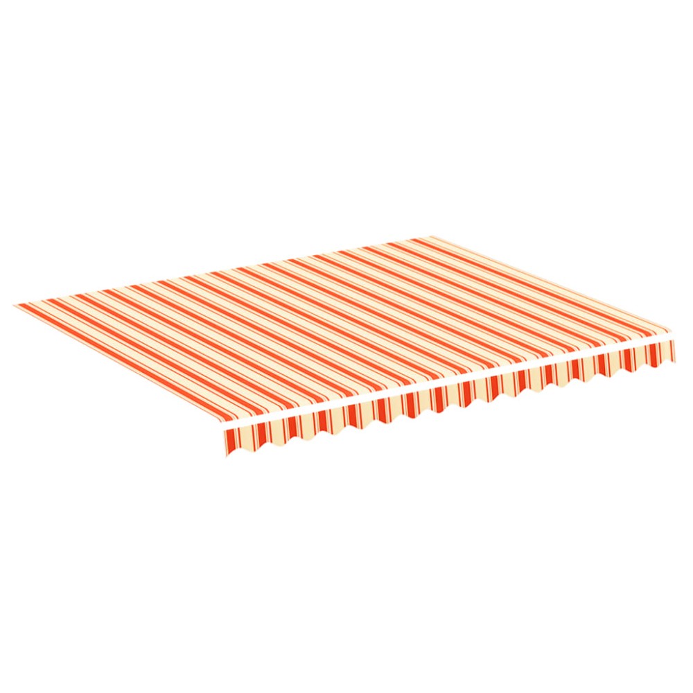 vidaXL Pânză de rezervă copertină, galben și portocaliu, 3x2,5 m