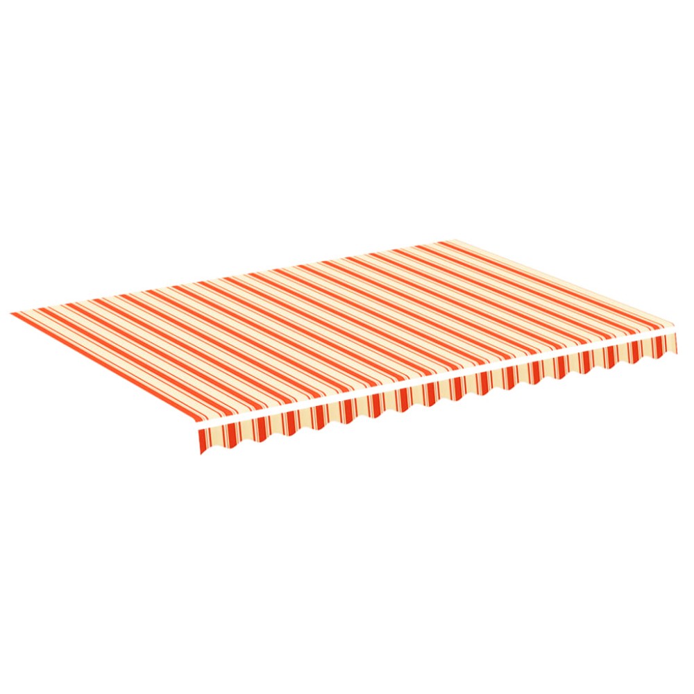 vidaXL Pânză de rezervă copertină, galben și portocaliu, 3,5x2,5 m