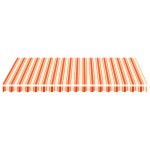 vidaXL Pânză de rezervă copertină, galben și portocaliu, 3,5x2,5 m vidaXL Pânză de rezervă copertină, galben și portocaliu, 3,5x2,5 m