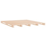 vidaXL Cadru de pat fără saltea, 135x190 cm, lemn masiv de pin