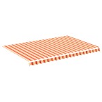 vidaXL Pânză de rezervă copertină, galben și portocaliu, 4,5x3 m vidaXL Pânză de rezervă copertină, galben și portocaliu, 4,5x3 m