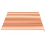 vidaXL Pânză de rezervă copertină, galben și portocaliu, 4,5x3 m vidaXL Pânză de rezervă copertină, galben și portocaliu, 4,5x3 m