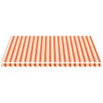 vidaXL Pânză de rezervă copertină, galben și portocaliu, 4,5x3,5 m vidaXL Pânză de rezervă copertină, galben și portocaliu, 4,5x3,5 m