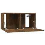 vidaXL Dulap TV de perete, 4 buc, stejar, 60x30x30 cm, lemn prelucrat