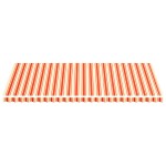 vidaXL Pânză de rezervă copertină, galben și portocaliu, 6x3 m vidaXL Pânză de rezervă copertină, galben și portocaliu, 6x3 m