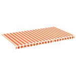 vidaXL Pânză de rezervă copertină, galben și portocaliu, 6x3,5 m vidaXL Pânză de rezervă copertină, galben și portocaliu, 6x3,5 m