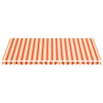 vidaXL Pânză de rezervă copertină, galben și portocaliu, 6x3,5 m vidaXL Pânză de rezervă copertină, galben și portocaliu, 6x3,5 m