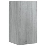 vidaXL Set comode TV, 7 piese, gri sonoma, lemn compozit vidaXL Set comode TV, 7 piese, gri sonoma, lemn compozit