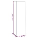 vidaXL Comode TV, 4 buc., gri sonoma, 30,5x30x110 cm, lemn prelucrat