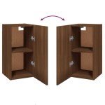 vidaXL Dulapuri TV, 7 buc., stejar maro, 30,5x30x60 cm, lemn prelucrat