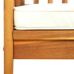 vidaXL Scaune de grădină, cu perne, 8 buc, lemn masiv de acacia