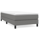 vidaXL Cadru de pat fără saltea, gri închis, 80x200 cm, textil vidaXL Cadru de pat fără saltea, gri închis, 80x200 cm, textil