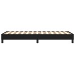 vidaXL Cadru de pat fără saltea țesătură neagră 80x200 cm vidaXL Cadru de pat fără saltea țesătură neagră 80x200 cm