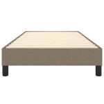 vidaXL Cadru de pat fără saltea Taupe 80x200 cm țesătură