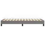 vidaXL Cadru de pat fără saltea, gri închis, 90x190 cm, textil