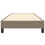vidaXL Cadru de pat fără saltea Taupe 90x190 cm Stofa