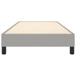 vidaXL Cadru de pat fără saltea, gri deschis, 100x200 cm, textil