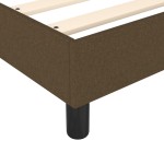 vidaXL Cadru de pat fără saltea, maro închis, 100x200 cm, textil