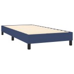 vidaXL Cadru de pat fără saltea țesătură albastră 100x200 cm vidaXL Cadru de pat fără saltea țesătură albastră 100x200 cm