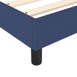 vidaXL Cadru de pat fără saltea țesătură albastră 100x200 cm vidaXL Cadru de pat fără saltea țesătură albastră 100x200 cm